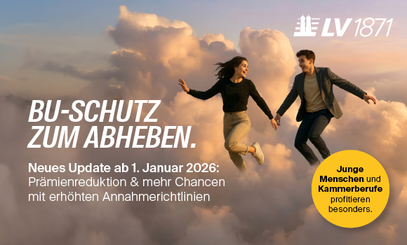 Starkes BU-Update der LV 1871 ab 1. Januar 2026 Mehr Chancen für junge Leute und Kammerberufe